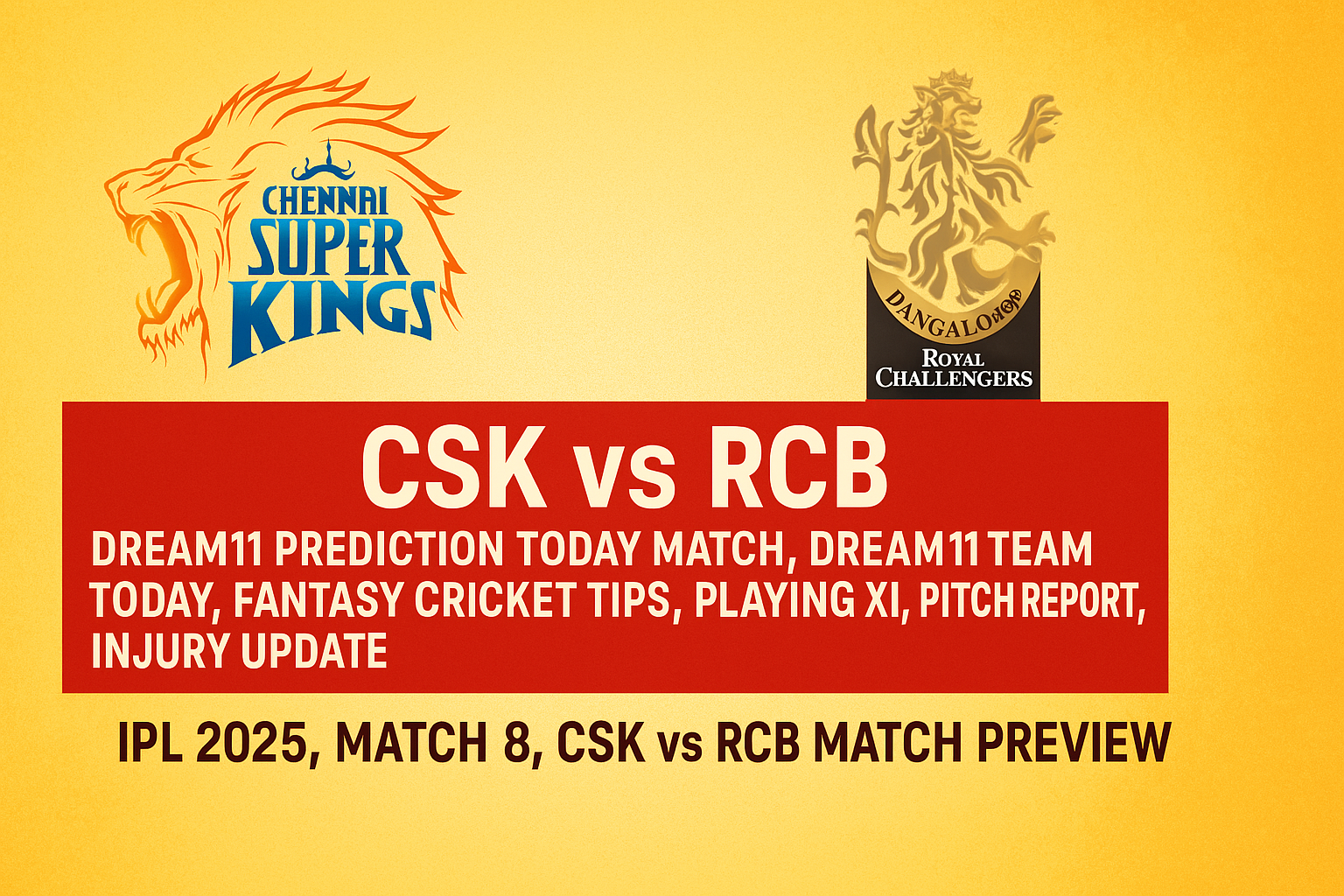 csk vs rcb dream11 prediction